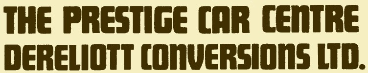 The Pretige Car Centre Dereliott Conversions. TVR Cars