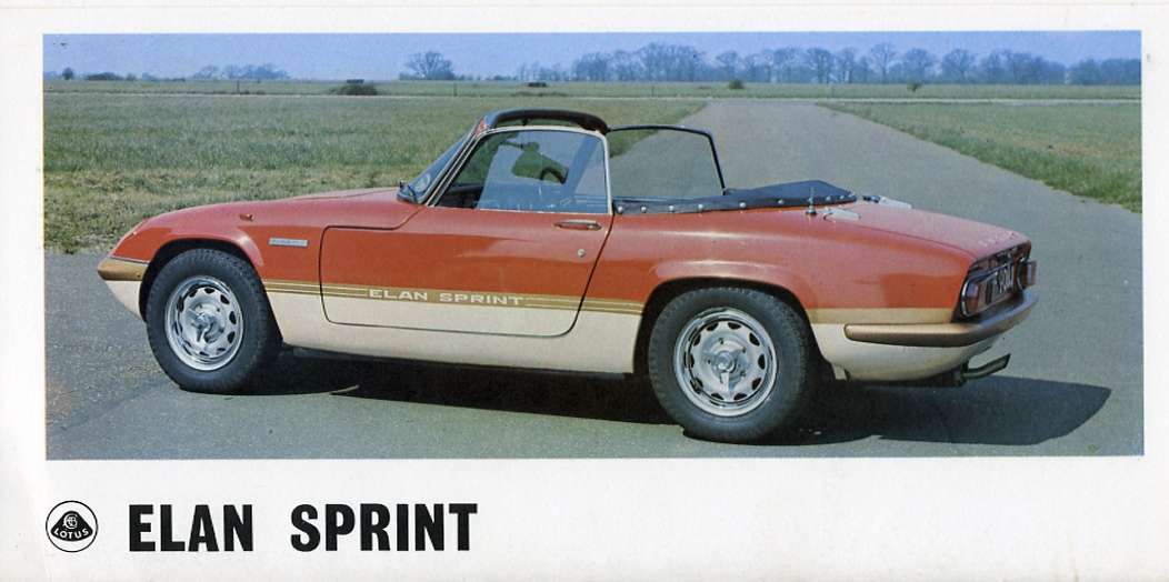 Lotus Elan Sprint brochure